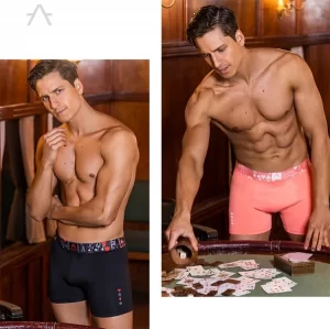 ART.AC5092 BOXER ALGODON Y  LYCRA POKER CON ELASTICO PERSONALIZADO