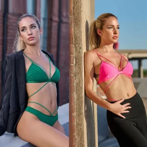 ART.KA8202 CONJUNTO TRIANGULO DE MICROFIBRA Y LESS