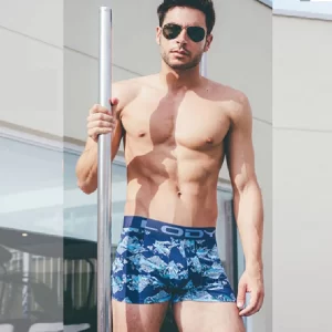 ART.LM960 BOXER DE ALGODON Y LYCRA ESTAMPADO  MONTAÑAS