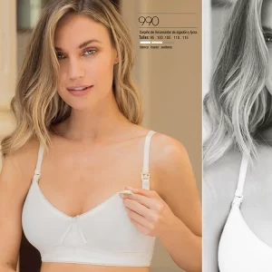 ART.ME990 CORPIÑO DE AMAMANTAR DE ALGODON Y LYCRA