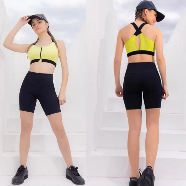 ART.MES102 TOP DEPORTIVO LYCRA CON ELASTICO CIERRE