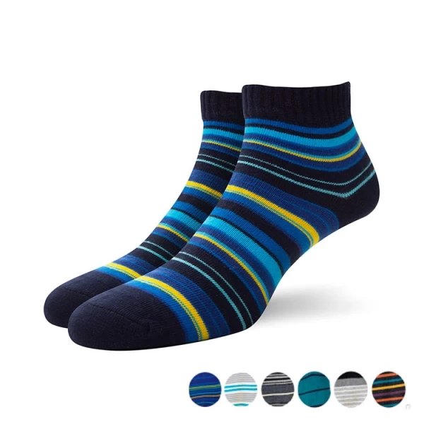 ART.PE102R PACK X3 MEDIAS HOMBRE SOQUETE RAYADO