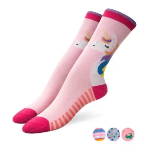 ART.PE1090N PACK X3 MEDIAS 1/2 CAÑA JUVENIL NENA ESTAMPADO