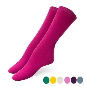 ART.PE201LS PACK X3 MEDIAS DAMA CAÑA 1/2  LISA