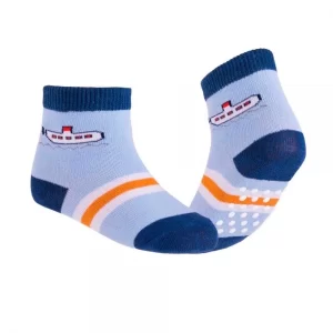 ART.PO100AV PACK X3 MEDIA BEBE VARON CON ANTIDESLIZ EN PLANTA