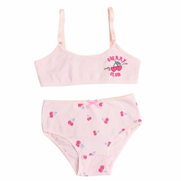 ART.VI454 CONJUNTO NENA ALGODON ESTAMPADO  TOP Y BOMBACHA