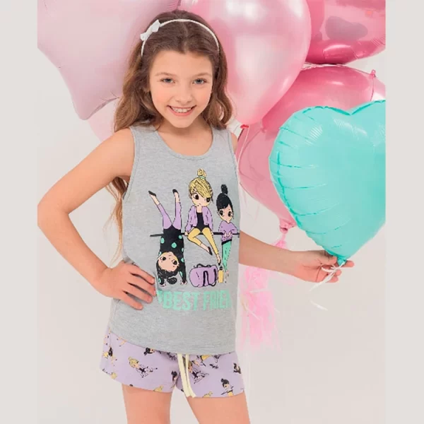ART.VI910 PIJAMA NENA JERSEY ALGODON BEST FRIEND