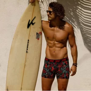 ART.XY1351 BOXER ALGODON LYCRA CON PINZA CENTRAL TRADI INK