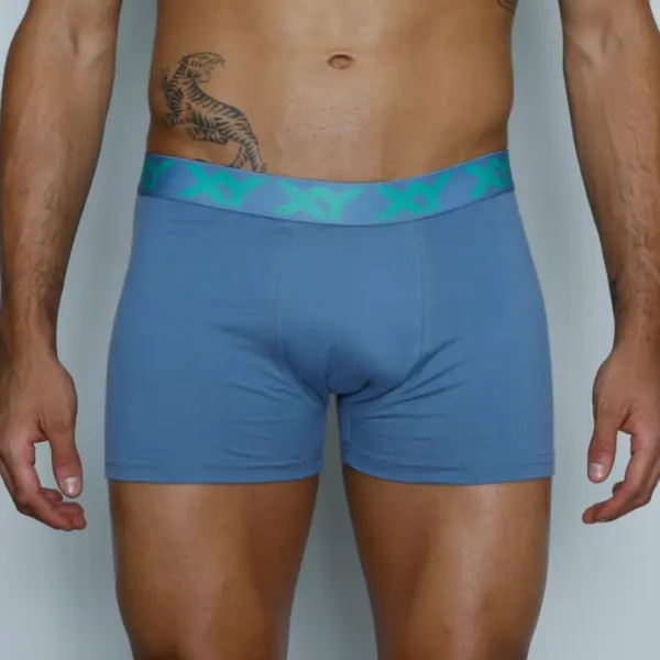 ART.XY1387 BOXER ALGODON LYCRA LISO
