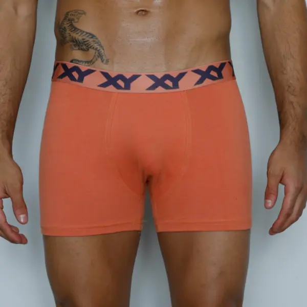 ART.XY1387 BOXER ALGODON LYCRA LISO