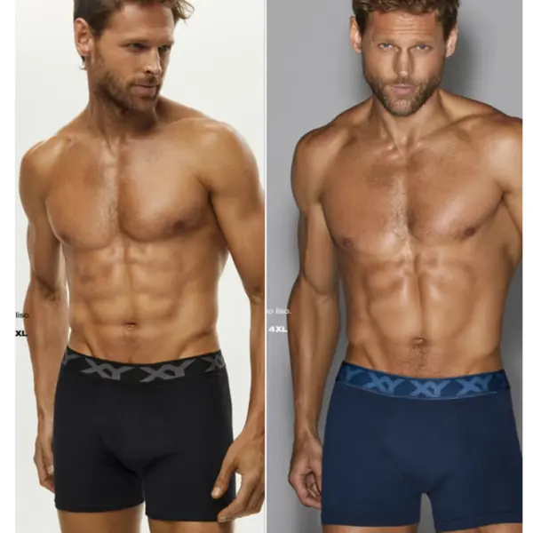 ART.XY1387 BOXER ALGODON LYCRA LISO