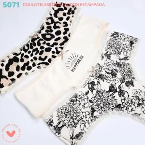 VI5071P_fylo_lenceria ART.VI5071P Pack x3 culotte less algodón y lycra elástico fantasía SURTIDO