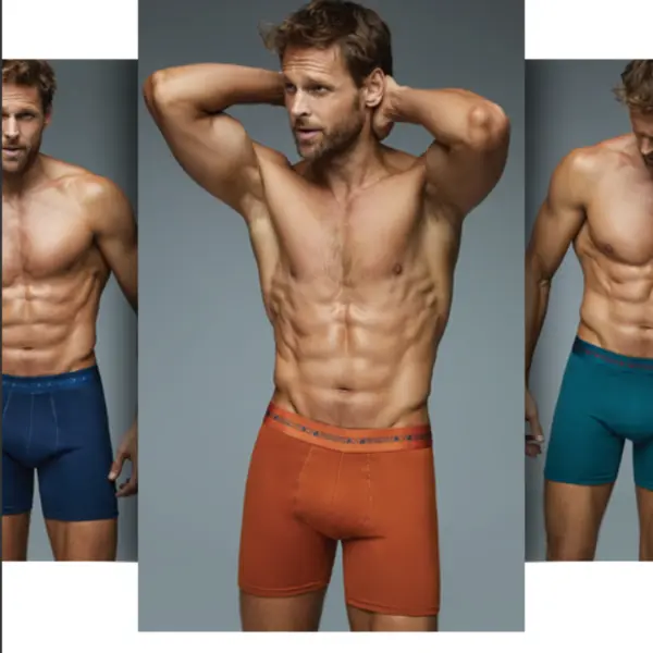 ART.XY1389 BOXER ALGODÓN LYCRA LISO PINZA CENTRAL PIERNA LARGA