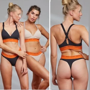 ART.TI403 CONJUNTO TOP TRIANGULO TAZA SOFT DEPORTIVO Y COLA LESS DE MORLEY