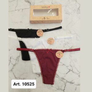 ART.SA10525 PACK X3 BOMBACHA COLALESS MICROFIBRA MORLEY CON BRETEL REGULABLE UNICO