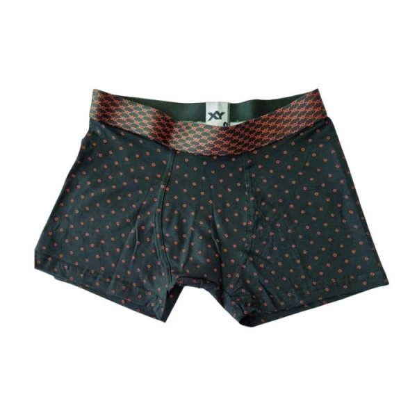 ART.XY1437 BOXER ALGODON Y LYCRA ESTAMPADO GEOMETRICO CAMISERO
