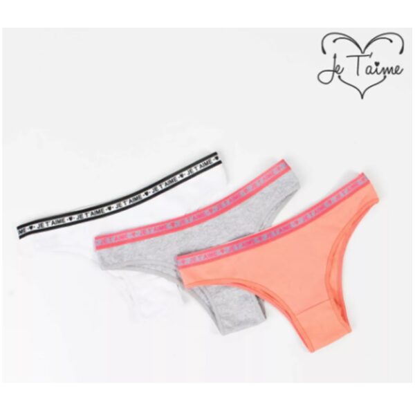 ART.JT1394P PACK X3 BOMBACHA VEDETINA ALGODON CON ELASTICO SUBLIMADO JE TAIME TALLE UNICO