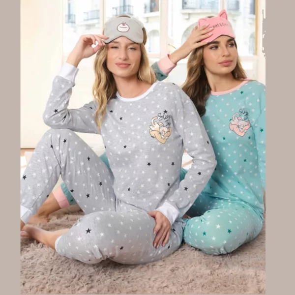 ART.LX25354 PIJAMA DE JEREY ESTAMPADO ESTRELLAS