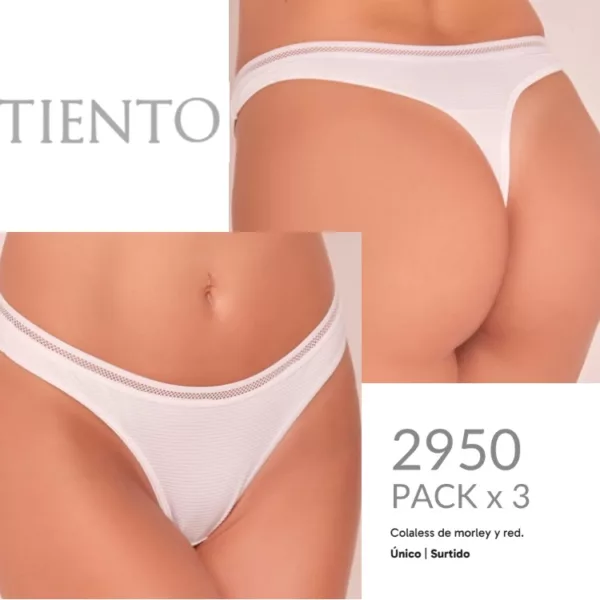 ART.TI2950 PACK X3 BOMBACHAS COLALESS MORLEY Y RED