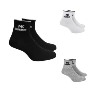 ART.PK6430 PACK X3 MEDIAS TOBILLERAS HOMBRE CON MOTIVO