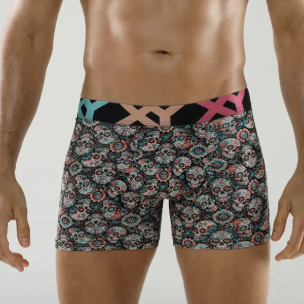 ART.XY1450 BOXER SKULL ALGODÓN ESTAMPADO