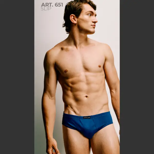 ART.ANT651 SLIP DE JERSEY DE ALGODÓN LISO CON ELÁSTICO EMBUTIDO