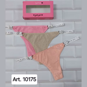 ART.SA10175 PACK X3 COLALESS ALGODÓN Y LYCRA ELASTICO PERSONALIZADO